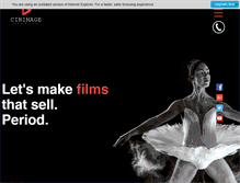Tablet Screenshot of cinimage.org